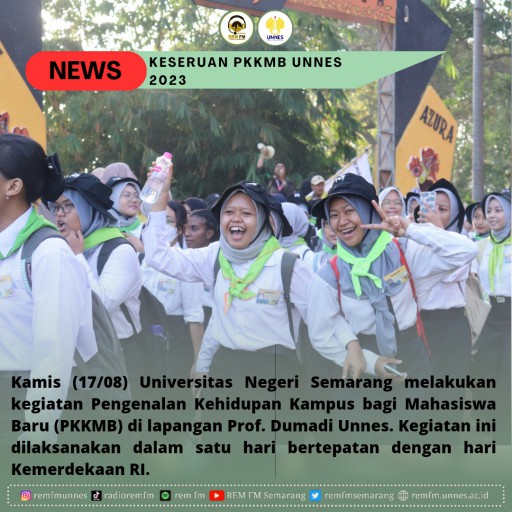 Keseruan Kegiatan PKKMB Universitas Negeri Semarang, Ada Tamu Rahasia!